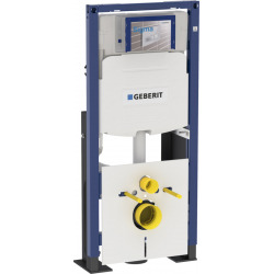 Geberit Duofix element for wall-hung WC, 112 cm, with Sigma concealed cistern 12 cm, freestanding, reinforced (111.380.00.5)
