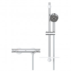 Grohe Precision Feel thermostatic shower set with 3-jet hand shower (34791000)
