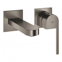 Grohe Plus 2-hole basin mixer M-Size, Brushed hard graphite (29303AL3)